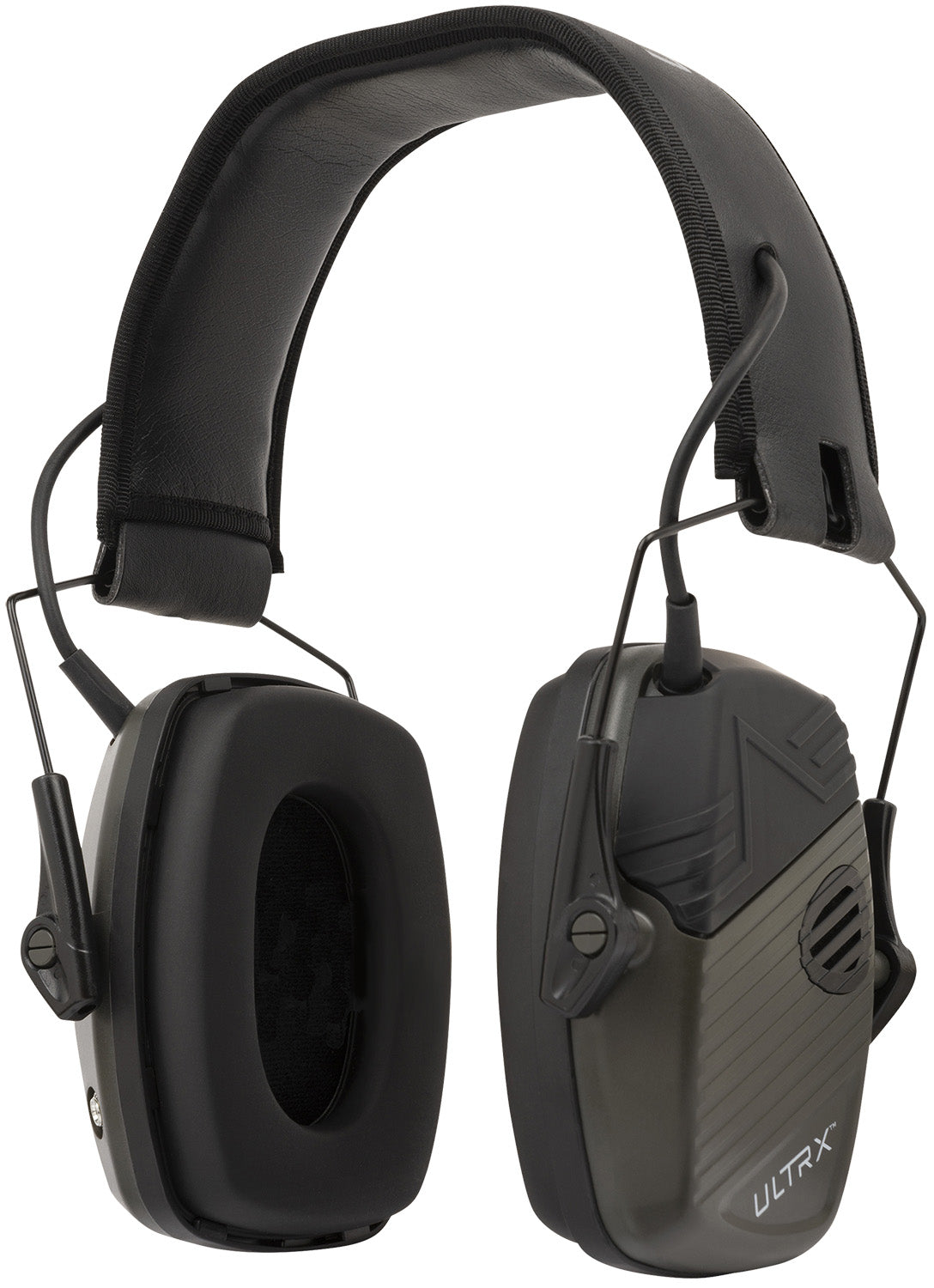 Allen ULTRX Stereo Electronic Hearing Muffs 24 dB NRR Olive Adult