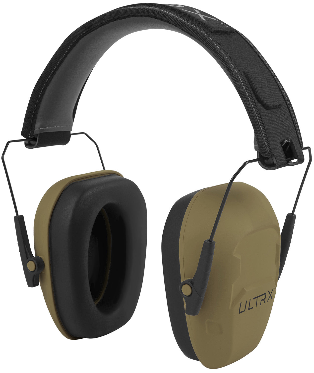 Allen ULTRX Shield Slim Passive Earmuffs 23 dB FDE Adult Hearing Protector