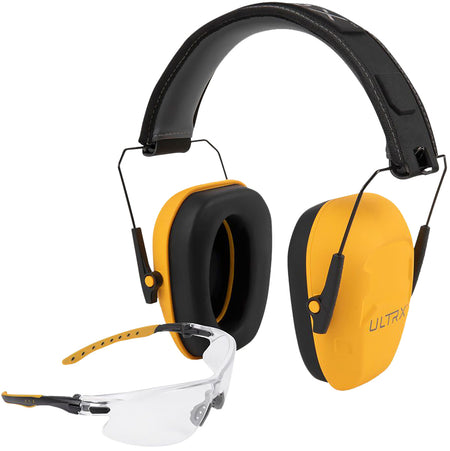 Allen ULTRX Shield Ear Eye Protection Combo Model 4156 23 dB Yellow