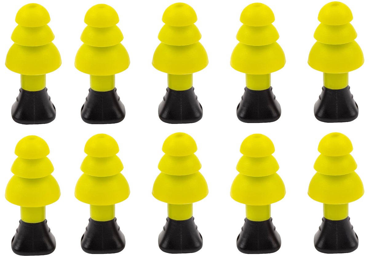 Allen ULTRX Silicone Ear Plugs Model 4122 26 dB Yellow 5 Pair