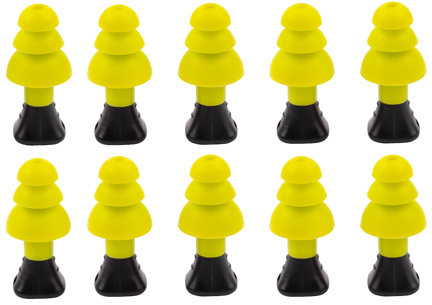 Allen ULTRX Silicone Ear Plugs Model 4122 26 dB Yellow 5 Pair