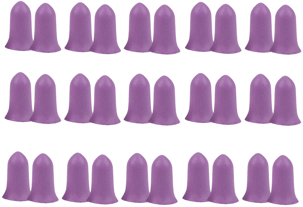 Allen ULTRX Small Tapered Foam Hearing Protection Ear Plugs 32 dB 15 Pair Purple