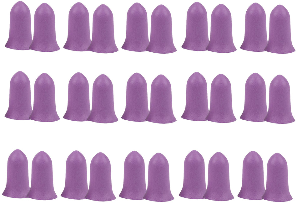 Allen ULTRX Small Tapered Foam Hearing Protection Ear Plugs 32 dB 15 Pair Purple