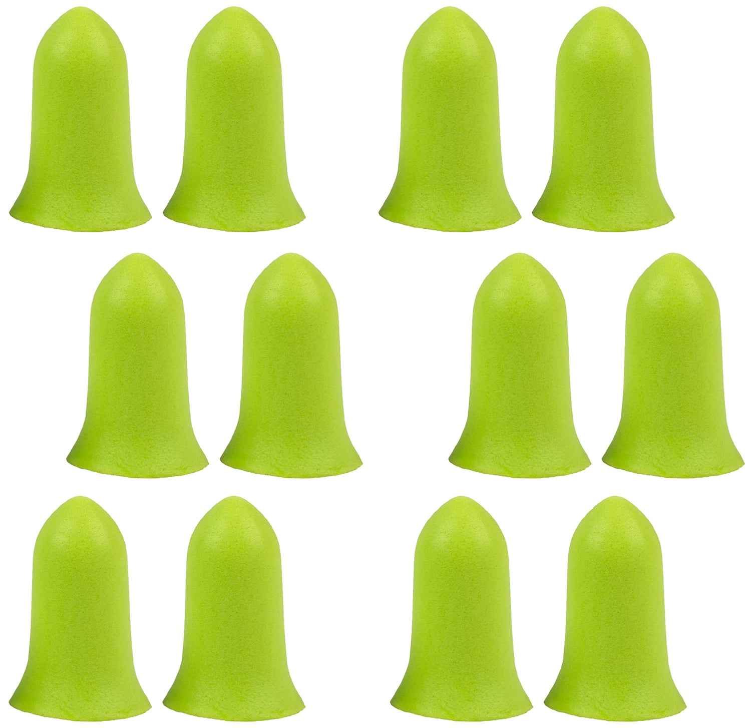 Allen ULTRX Tapered Foam Hearing Protection Ear Plugs 32 dB 6 Pair Lime Green