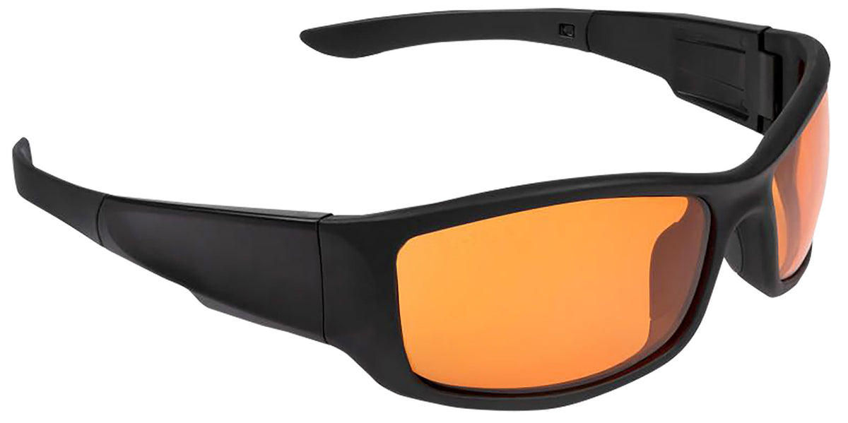 Allen Sync Range Safety Glasses Amber Lens Black Frame Anti-Fog Coating