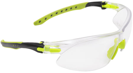 ULTRX Keen Youth Safety Glasses Clear Lens Lime Green Frame Anti-Scratch