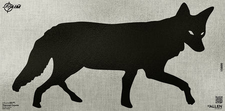 EZ-Aim Coyote Adhesive Thermal ID Shooting Target, 24"x12", for Night Vision & Thermal Scopes
