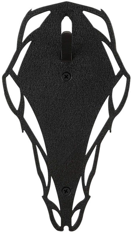 Allen 7233 EZ Mount Skull Plaque Silhouette Peg Wall Mount Black Steel with Hardware