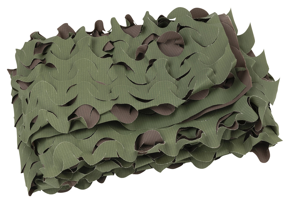 Vanish 25355 Reversible Brown/Olive 3D Die-Cut Camo Ripstop Fabric 9.80 Inch