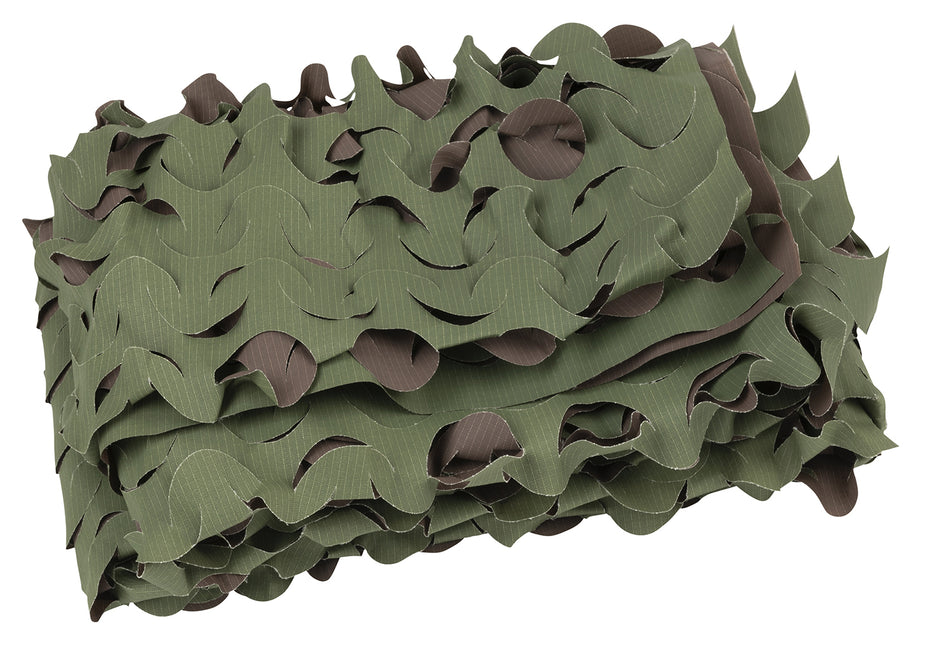 Vanish 25355 Reversible Brown/Olive 3D Die-Cut Camo Ripstop Fabric 9.80 Inch