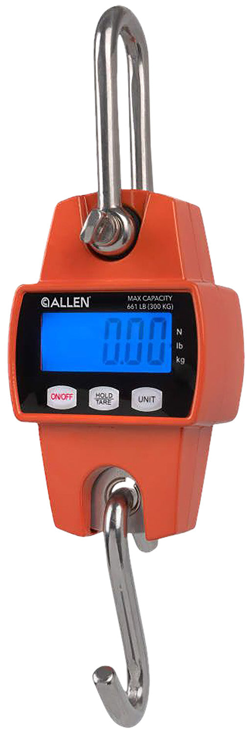 Allen 7253 Handheld Digital Game Scale Orange with Stainless Steel Hook