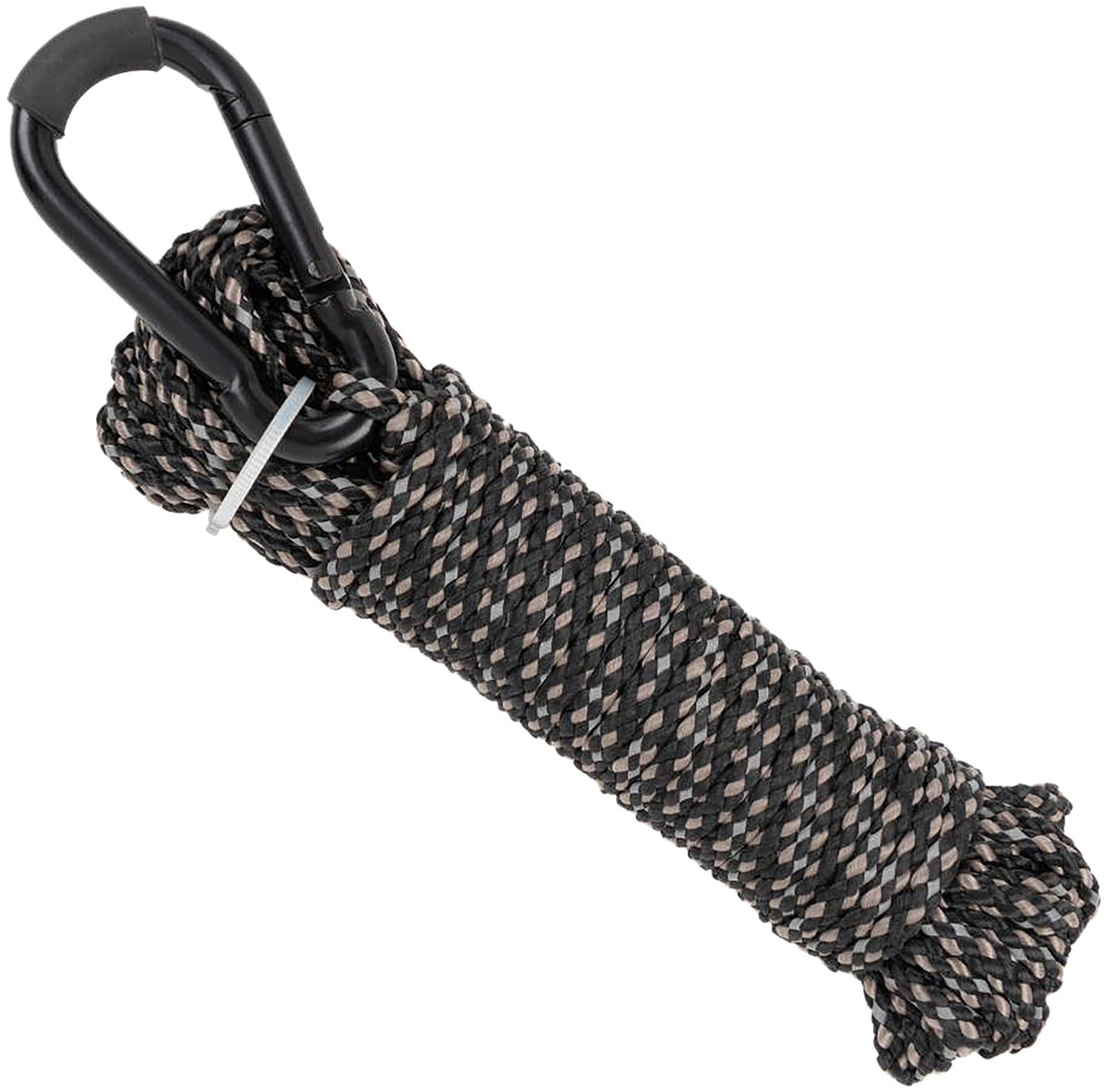 Allen 7248 Black Reflective Hoist Rope 25 Foot Easy to Find in Low Light