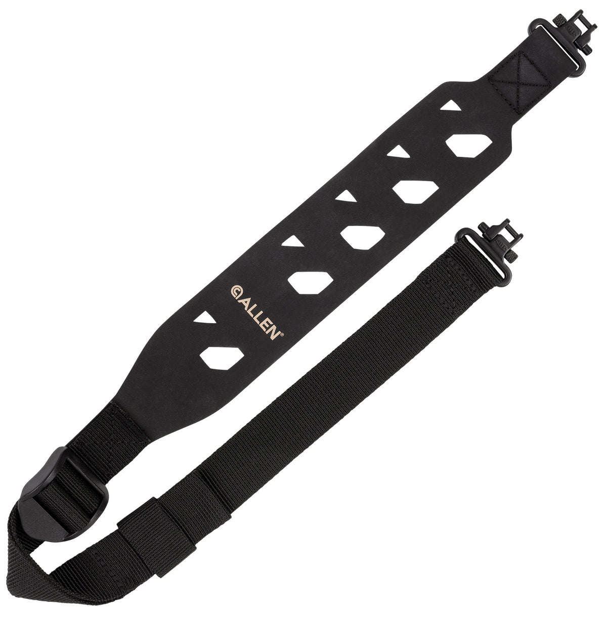 Allen 8535 Hyperlite Lightweight Hypalon Black Rifle Sling with Swivels