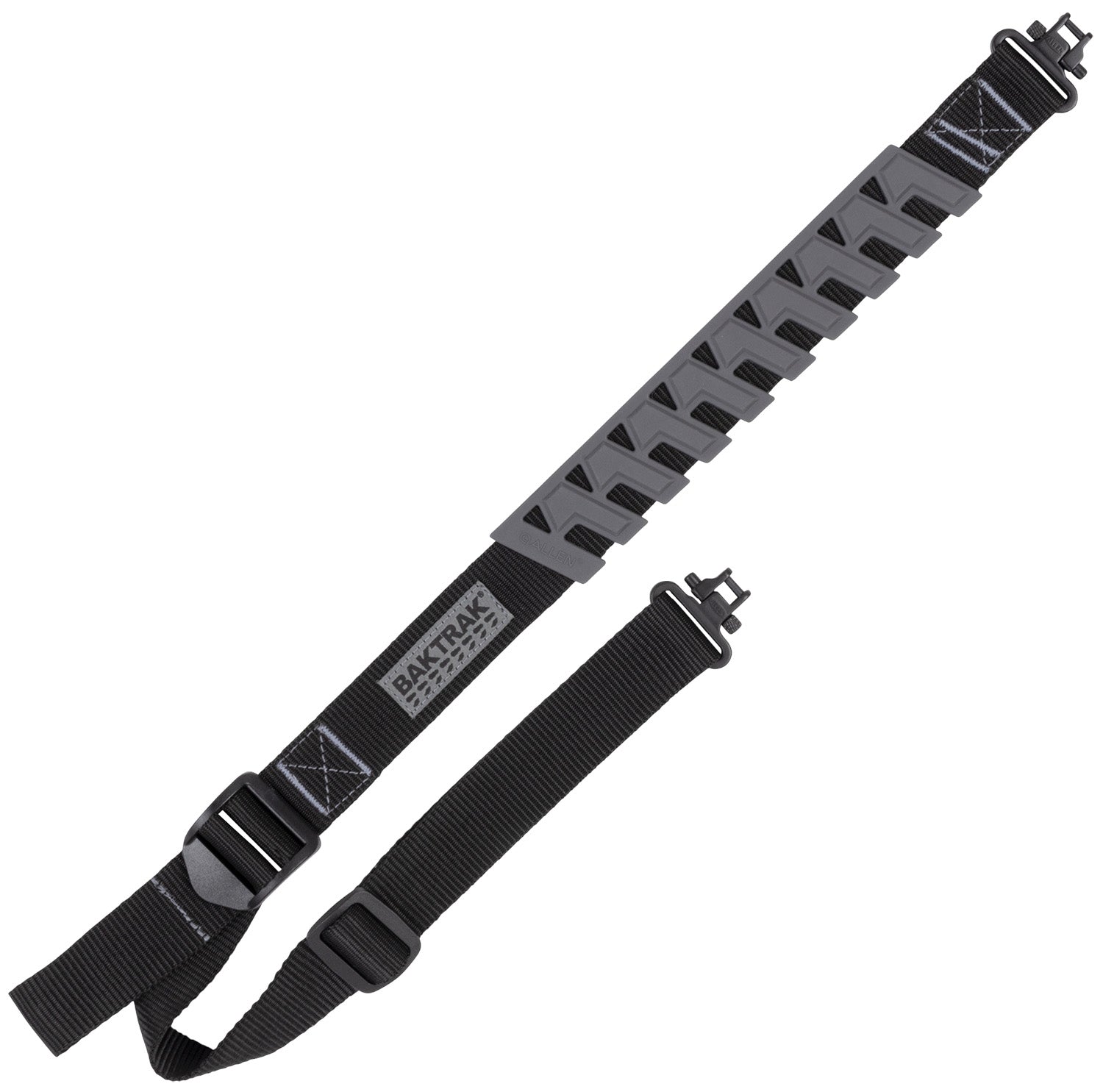 Allen 8536 Trak Sling Adjustable Rifle Sling Black/Gray Non-Slip Traction Web