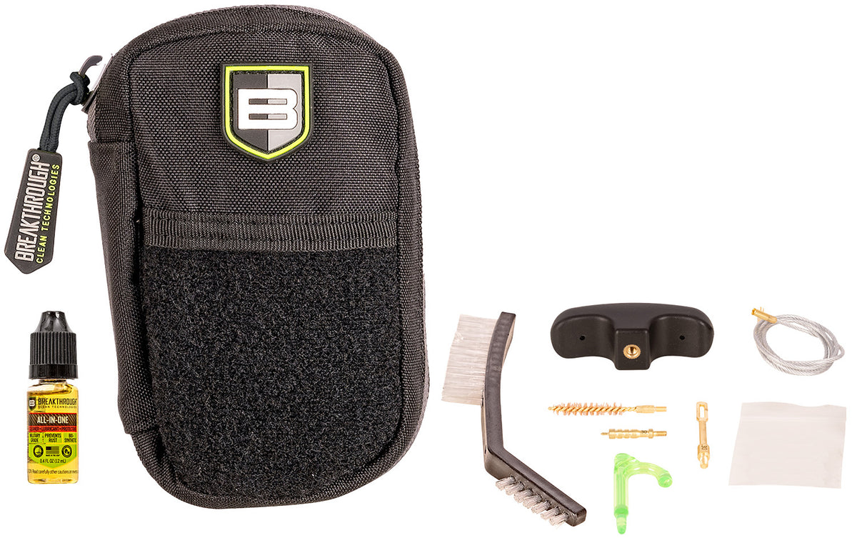 Breakthrough Clean Badge Pull Thru 9mm Pistol Cleaning Kit with CLP