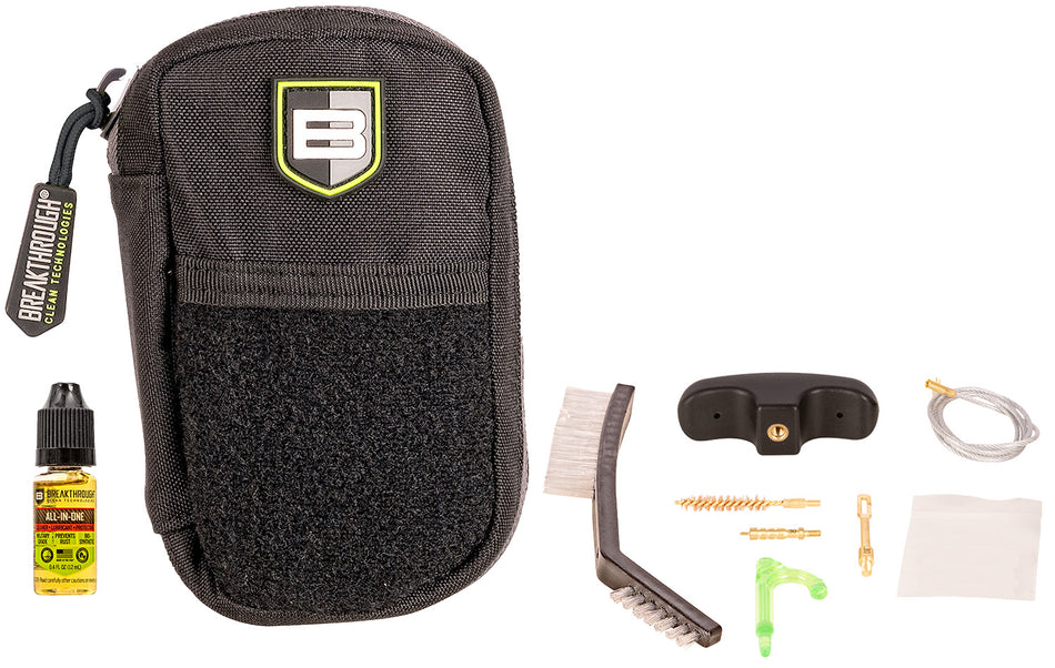 Breakthrough Clean Badge Pull Thru 9mm Pistol Cleaning Kit with CLP