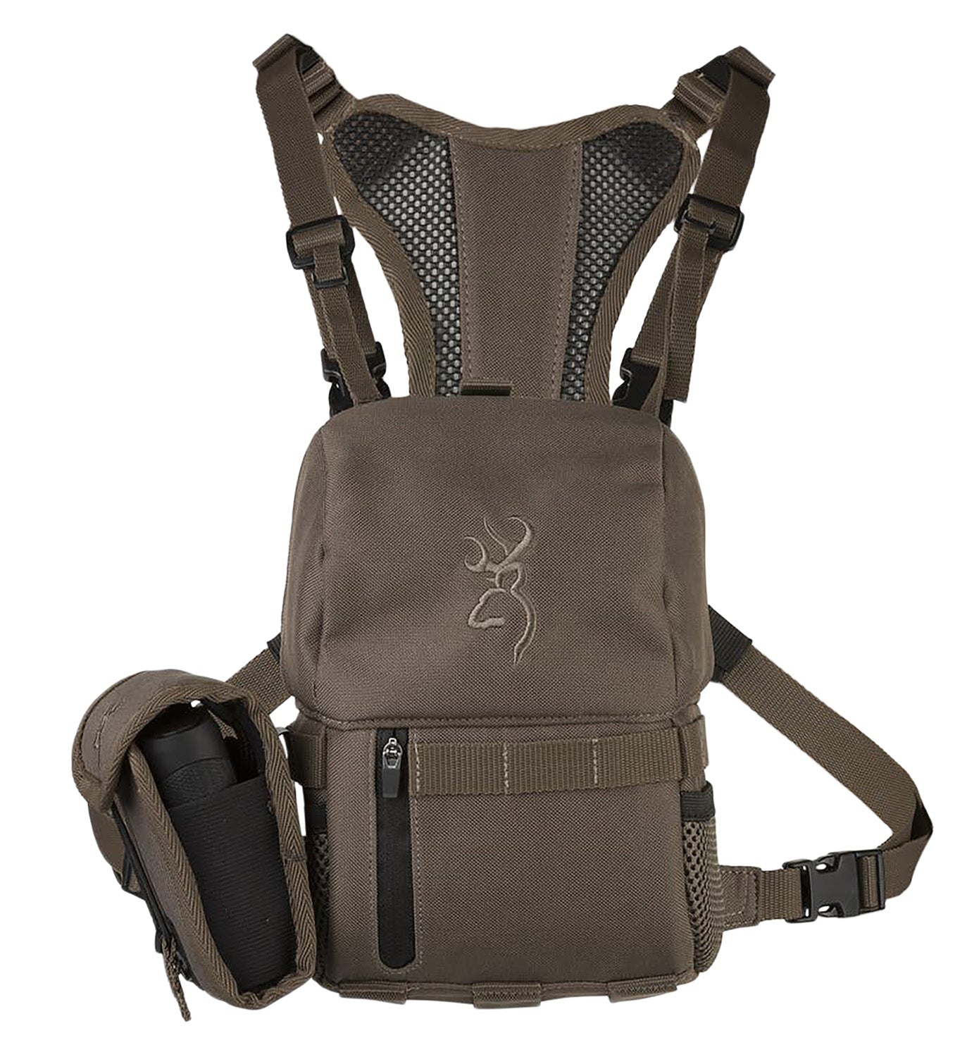 Browning 12987 Speed Bino Hub Major Brown Padded Binocular Harness
