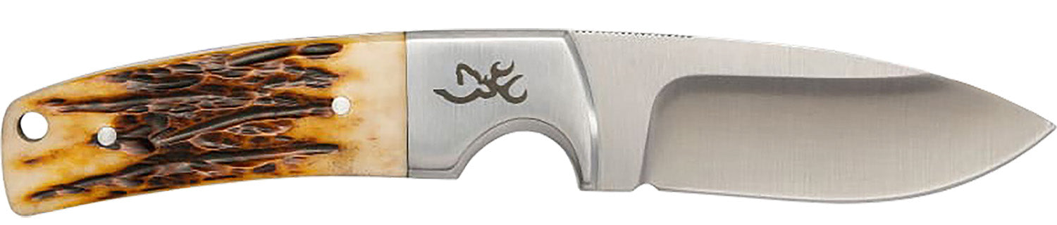 Browning Buckmark Hunter Fixed Blade Knife Versatile Drop Point Stainless Steel Full Tang Balanced Design