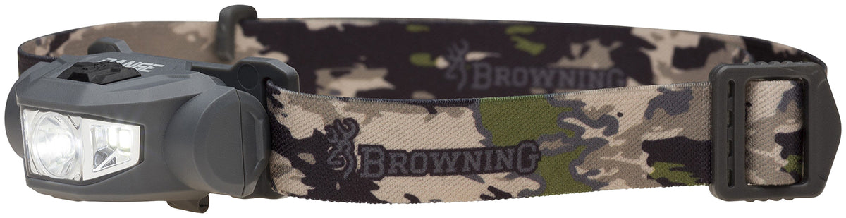 Browning 3713024 Range Headlamp Wide Angle Plus Dark Gray Long Distance & Wide Beam LED