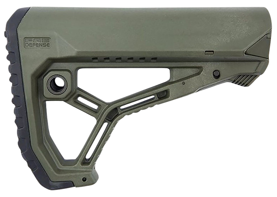 FAB Defense FXGLCOREG OD Green AR-15/M4 GL-CORE Stock for Mil-Spec & Commercial Buffer Tubes
