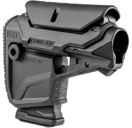 FAB Defense FXGLCOREMAGCPB Black AR-15 GL-CORE M CP Stock w/ Concealed Mag Carrier & Adjustable Cheek