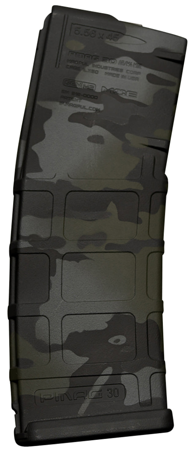 Weapon Works 228041 MultiCam Black 30-Round 5.56x45mm PMAG GEN M2 MOE Polymer AR-15 Magazine