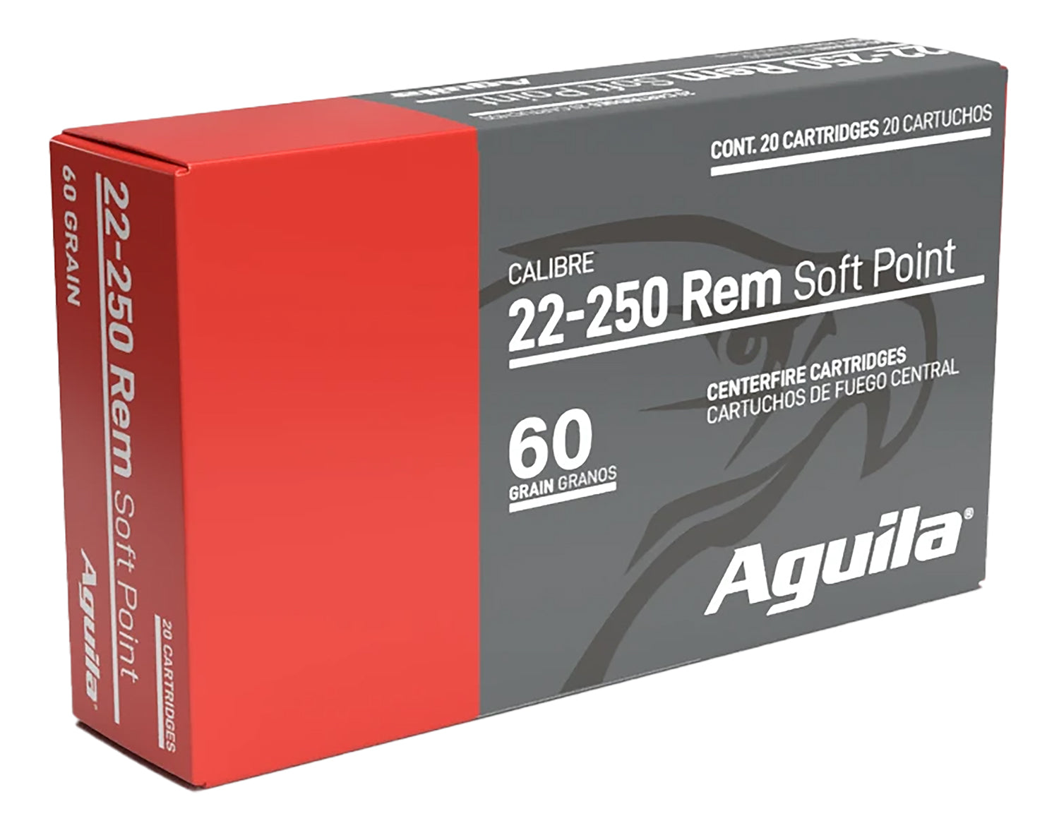 Aguila InterLock  60 Grain .22-250 Remington 3240 fps 640420000008