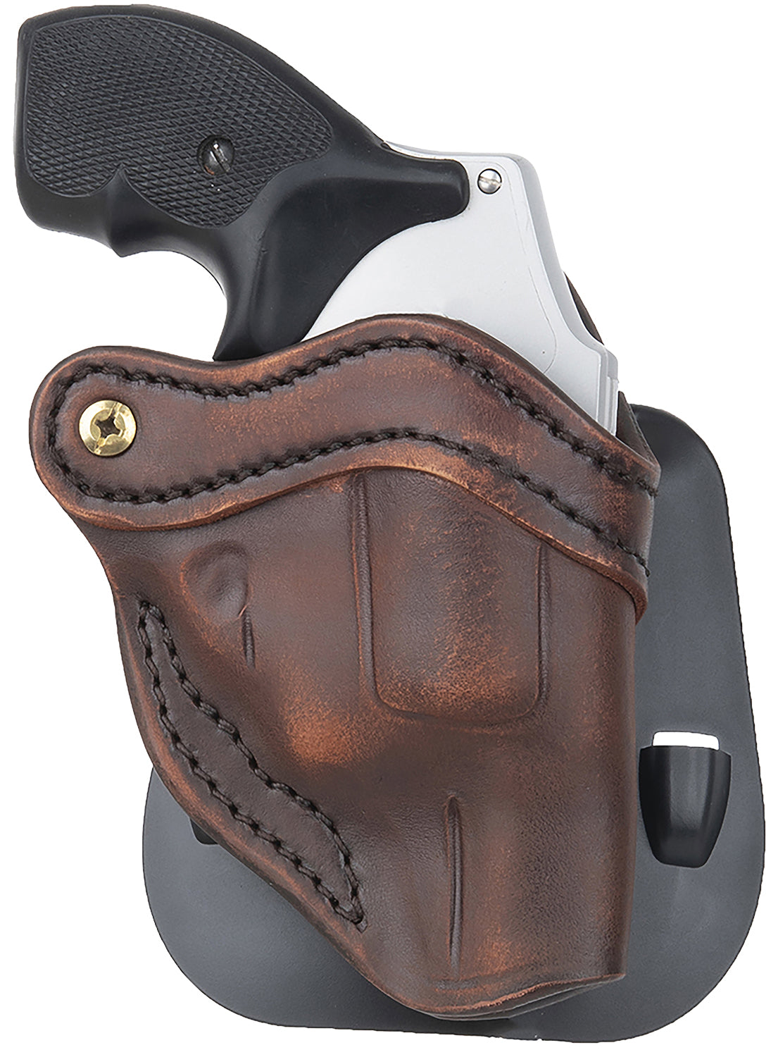 1791 Gunleather J-Frame RVH1 Vintage Leather OWB Paddle Holster Right Hand