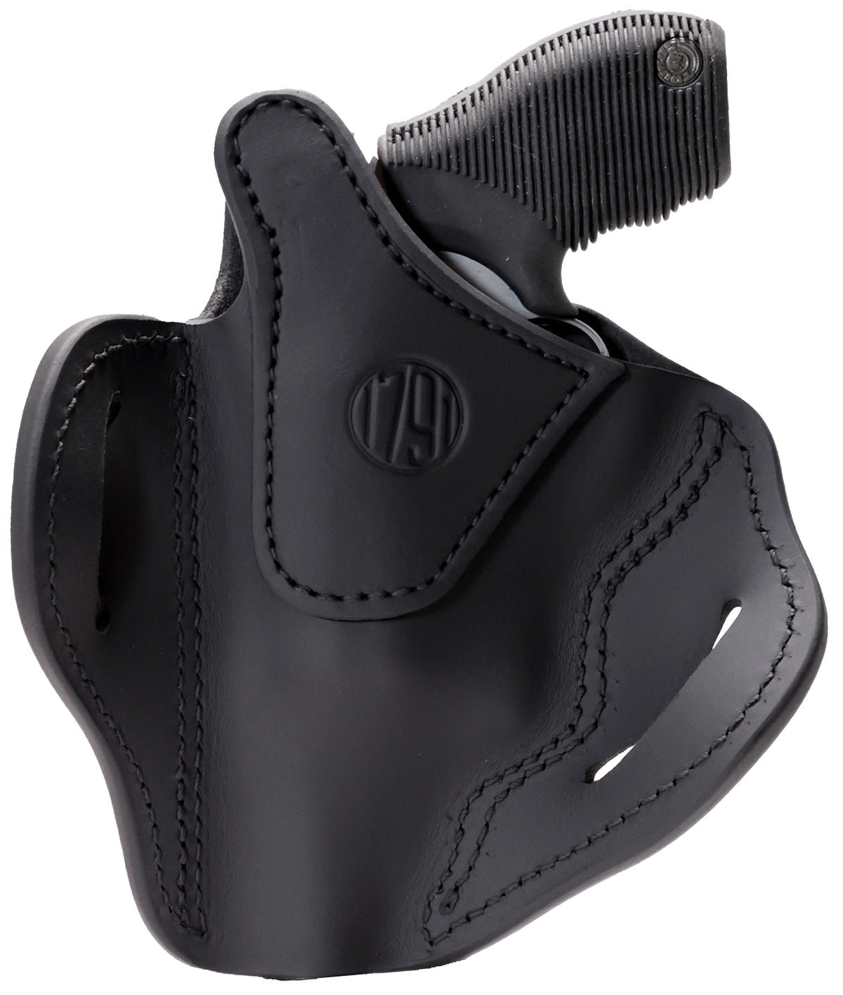 1791 Gunleather RVHX-3 Stealth Black OWB Leather Holster Size 03 Belt Slide Right Hand Z-Frame Revolver