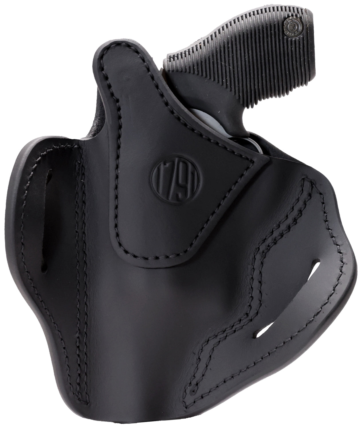 1791 Gunleather RVHX-3 Stealth Black OWB Leather Holster Size 03 Belt Slide Right Hand Z-Frame Revolver