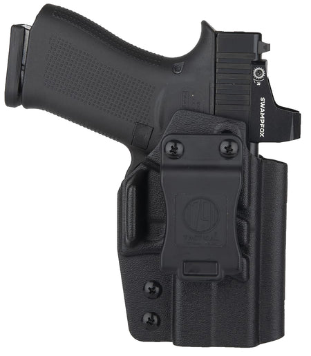 1791 Gunleather Black Kydex Tactical IWB Holster for Glock 43X MOS Right Hand Belt Clip