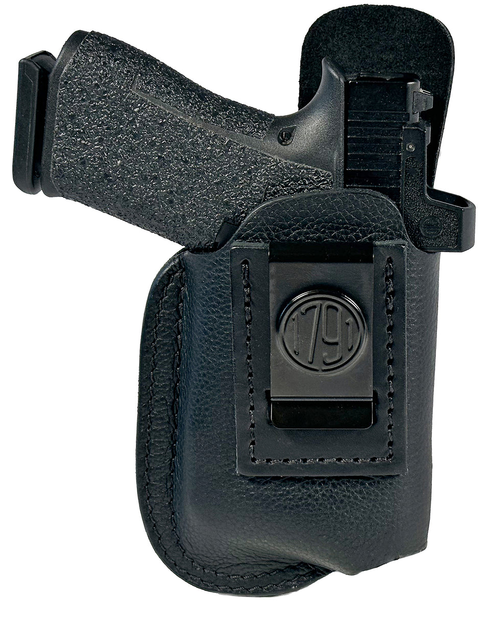 1791 Gunleather OR-LB-SCH IWB Size 03 Night Sky Leather Light Bearing Holster Optic Ready
