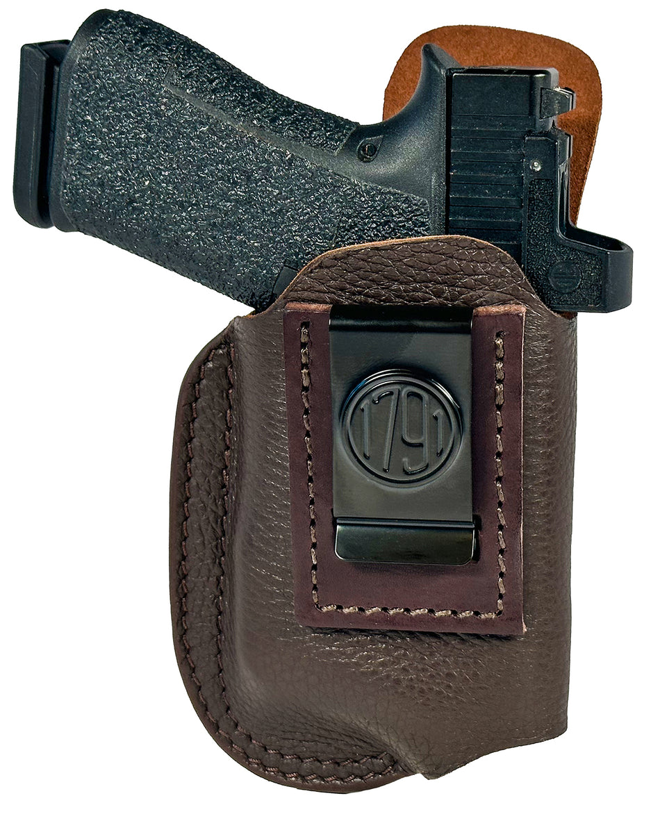 1791 Gunleather OR-LB-FCD IWB Size 03 Brown Leather Light Bearing Holster Optic Ready Fair Chase