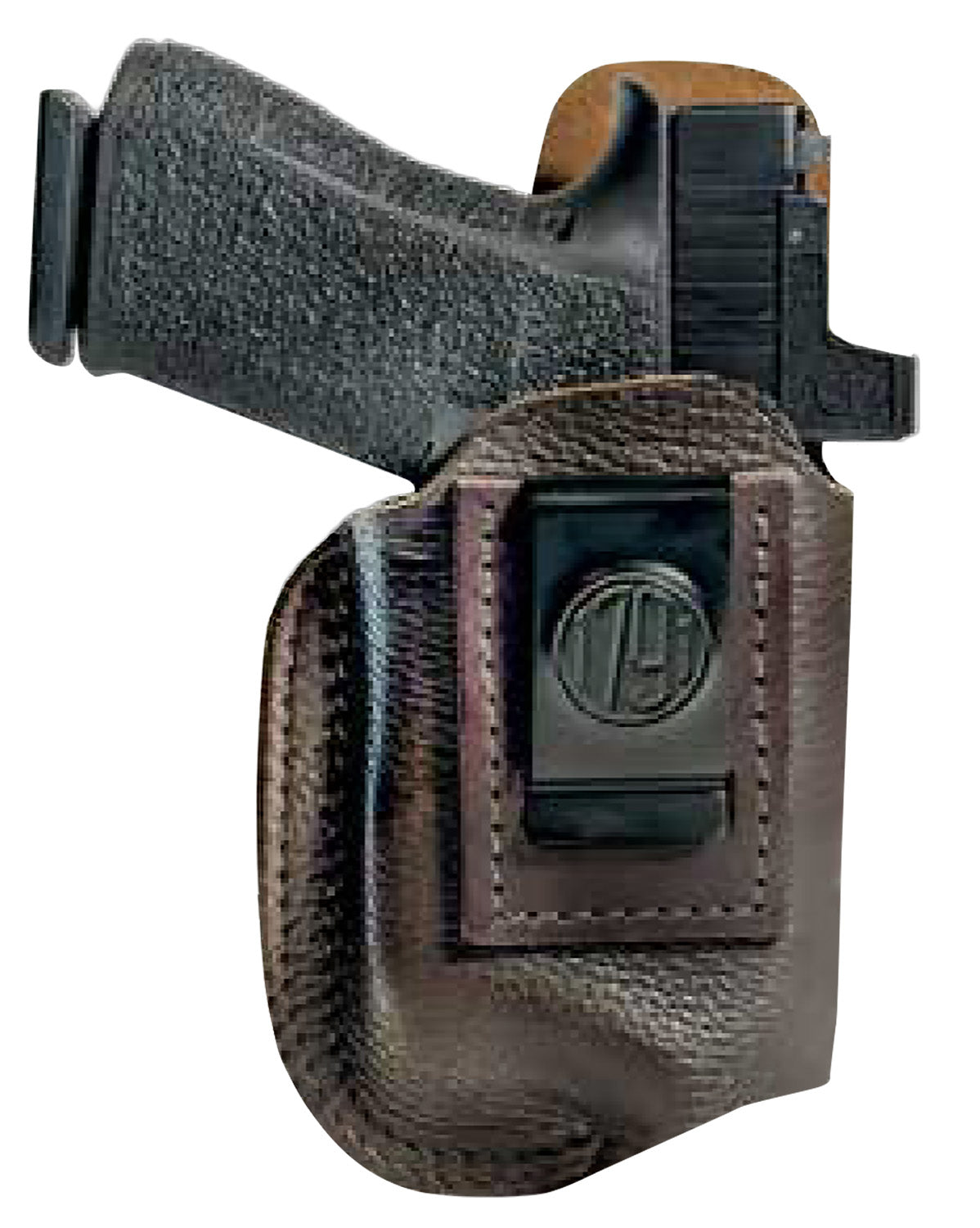 1791 Gunleather OR-LB-FCD IWB Size 04 Brown Leather Light Bearing Holster Optic Ready Fair Chase