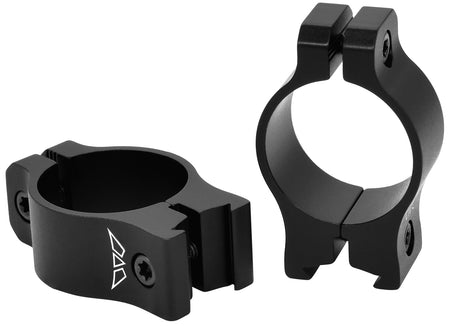 Warne Vapor V420M Matte Black 1" Low Rimfire Rings 3/8 Dovetail 0 MOA