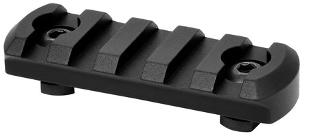 Warne 6202M 5-Slot M-LOK Rail Accessory Section Black Aluminum