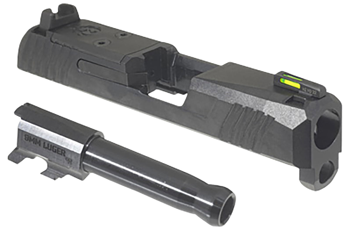 Ruger Max-9 Replacement Slide Assembly 9mm Luger, Optic Ready/Serrated, Black Finish