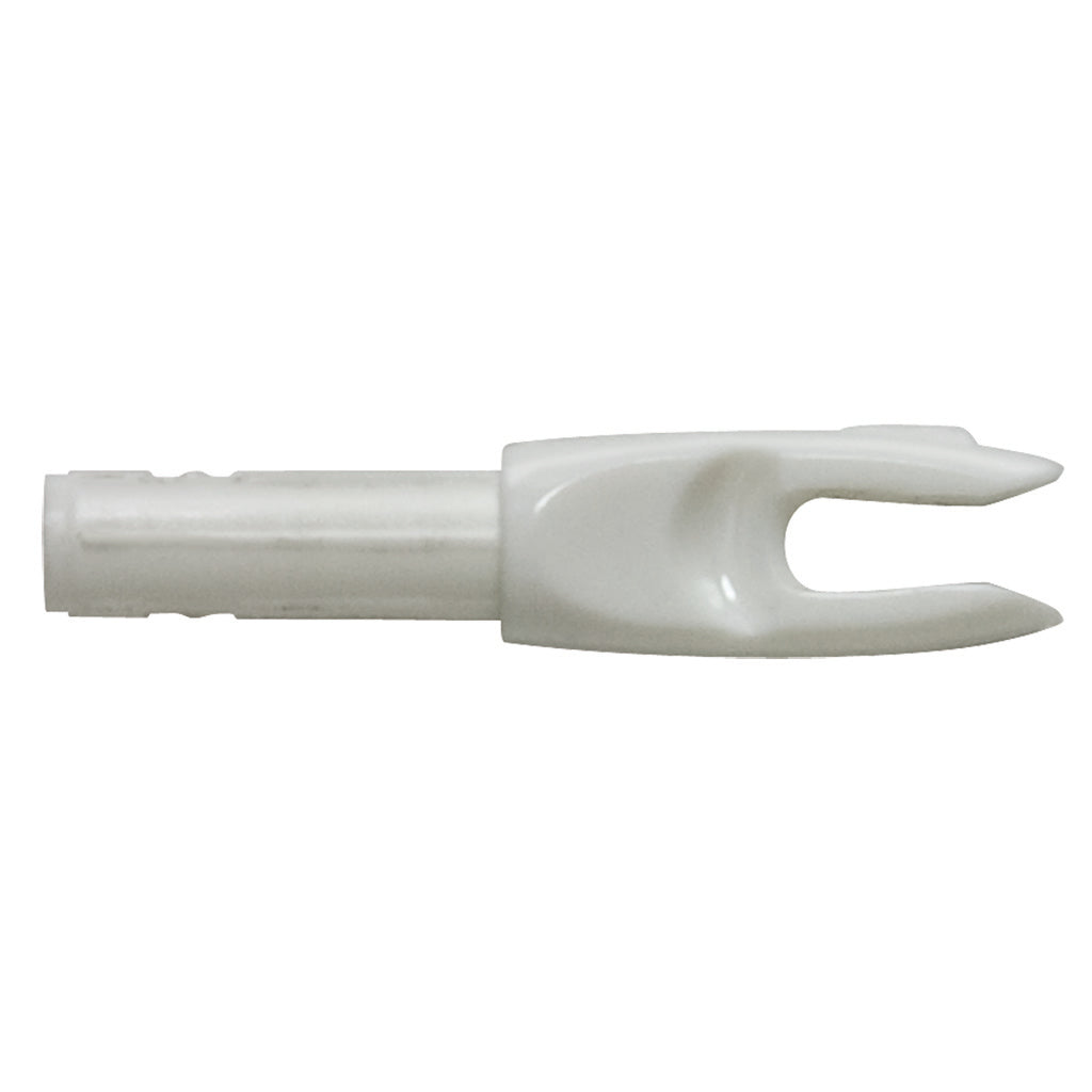 Easton G Series 4mm Small Groove Arrow Nocks, White, Pack of 12