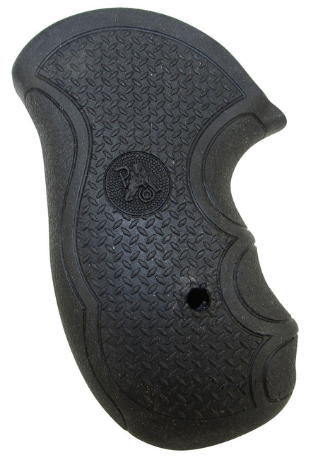 Pachmayr 02483 Diamond Checkered Rubber Grip Panels for Ruger SP101 Revolver Black