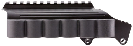 TacStar 1081035 12 Gauge Picatinny Rail Sidesaddle Mount Remington 870/1100/1187 6 Round Black