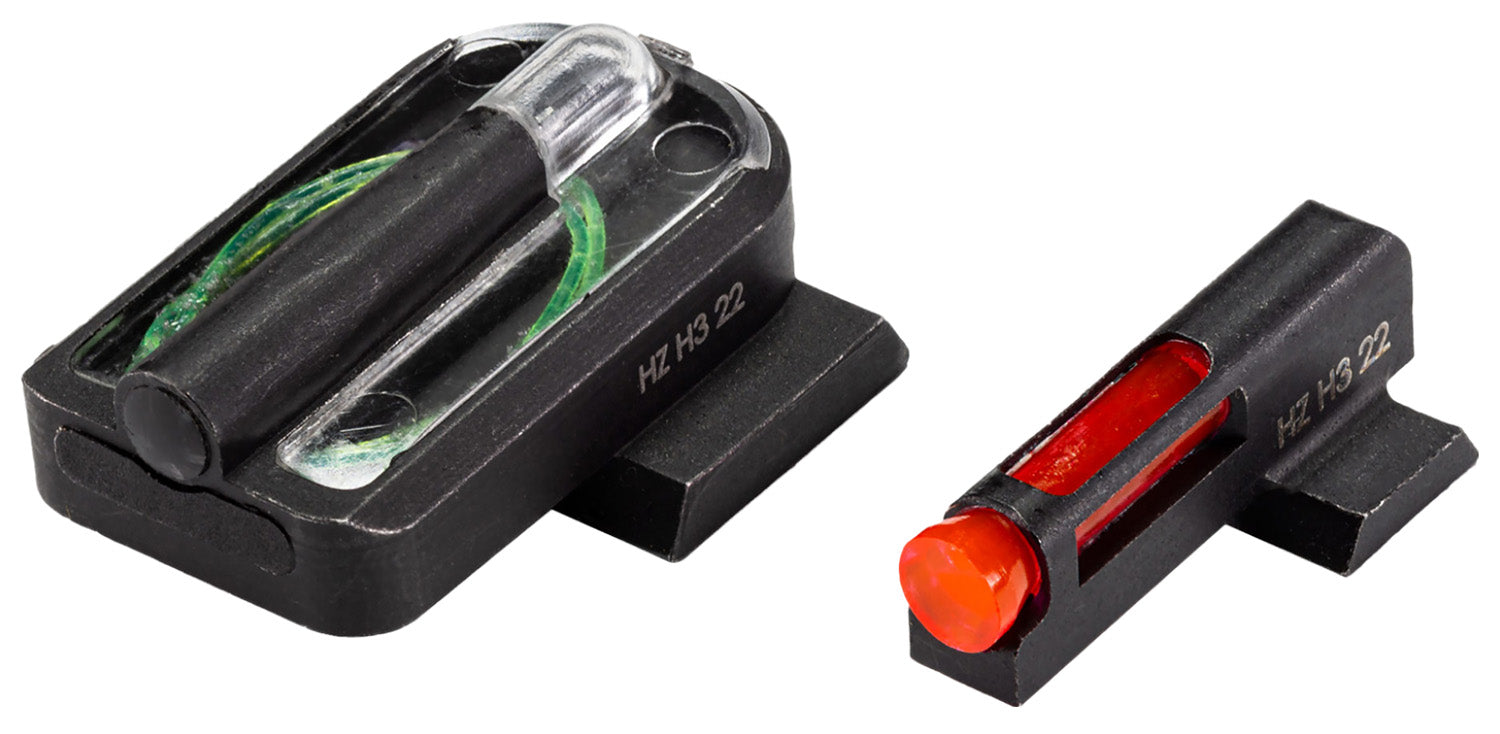 HiViz MPFD21 FastDot H3 Tritium Sight Set for Smith & Wesson M&P - Red Fiber Optic Front & Green Tritium Rear
