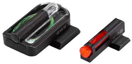 HiViz SG320FD21 FastDot H3 Tritium Sight Set for SIG P320 - Red Fiber Optic Front & Green Tritium Rear