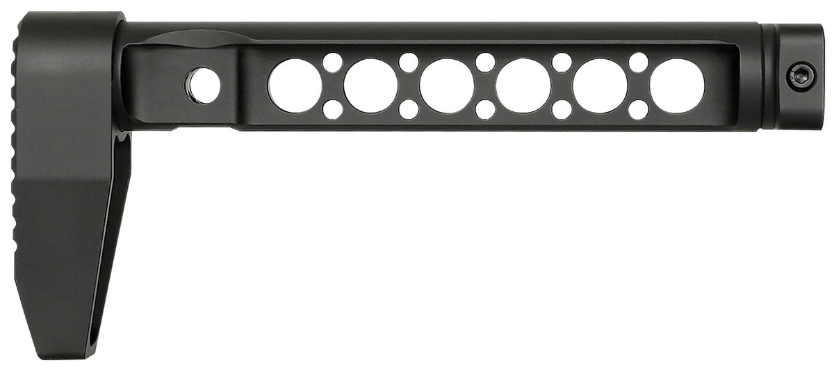 Midwest Industries MISTAPLWS AR-15 Mil-Spec Stock Tube Black Anodized Aluminum
