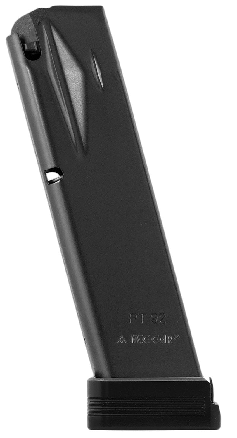 Mec-Gar 9mm 20rd Competition Magazine Compatible with Taurus PT92 Black Finish