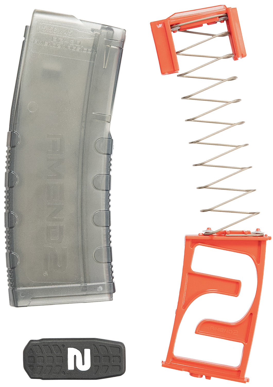Amend2 MOD-C 10rd AR-15 5.56 NATO Smoke Translucent Polymer Magazine