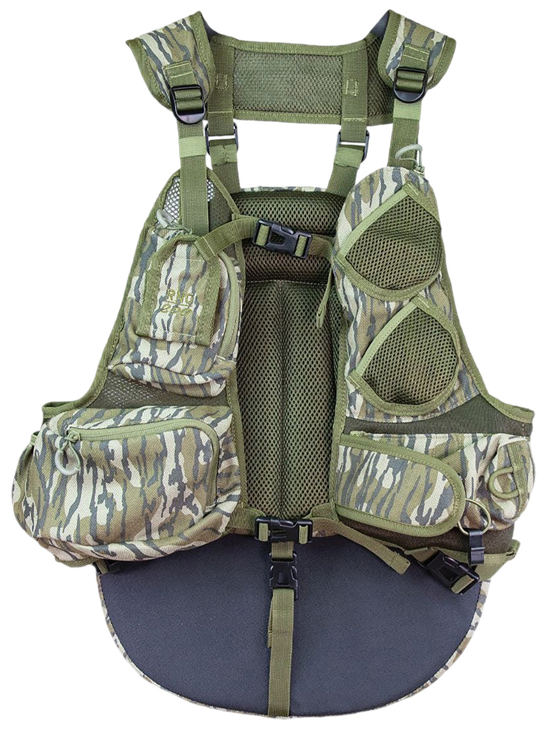 Knight & Hale KHT0105 Turkey Vest Zippered Pouches MOLLE Mossy Oak Bottomland