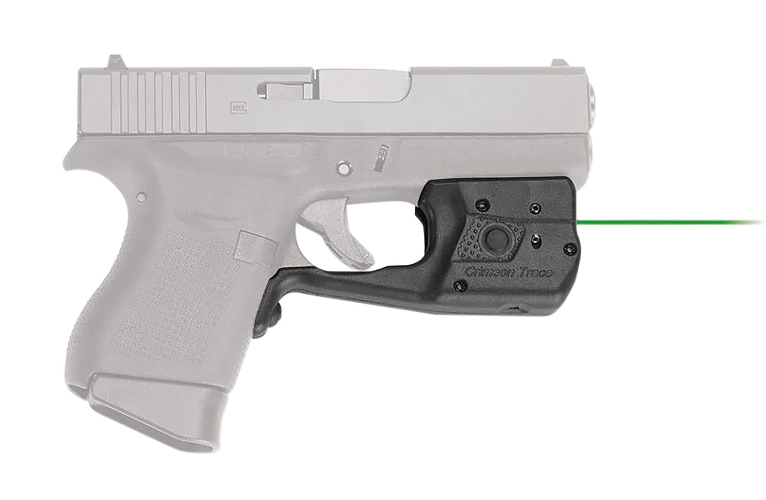 Crimson Trace 0158601 Glock 42/43/43X/48 Laserguard Pro Green Laser 150-Lumen Light