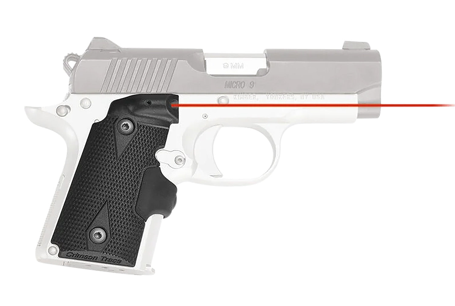 Crimson Trace 0152601 Kimber Micro 9 Lasergrips Red Laser Black Polymer Grips