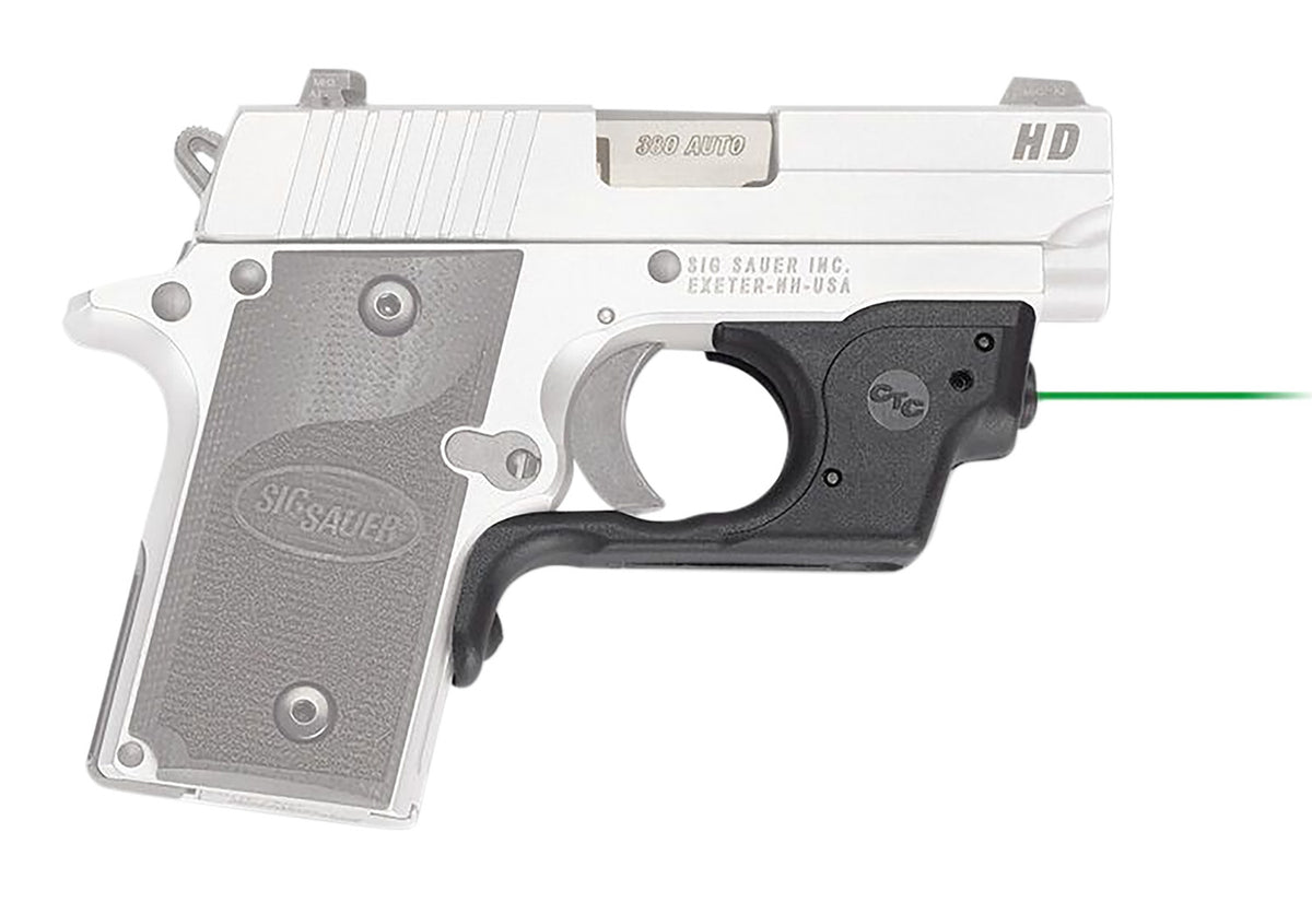 Crimson Trace 0147501 Sig P238/P938 Laserguard Green Laser, Black Polymer Body
