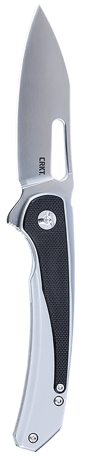 CRKT 6075 Padawan 3.01" Folding Wharncliffe 14C28N Steel Blade with Black G10 Handle Overlays